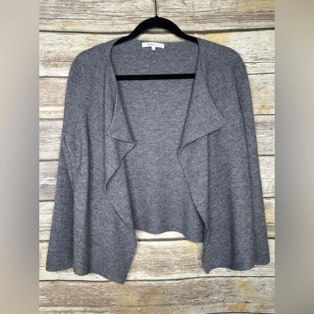 Vanessa Bruno S Gray Open-Front Women's Sweater Cardigan wool cashmere
